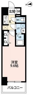 S-RESIDENCE岡崎公園aureateの間取図