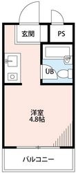コンフォールまきのの間取図