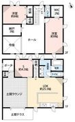大字深溝字緑台戸建の間取図