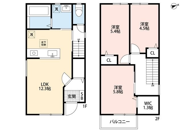 拡大写真:戸建Nishiki6 1階101の間取り