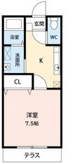 シャトーリ幸田の間取図