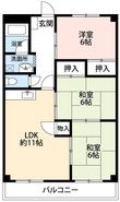 グランシャリオ幸田の間取図