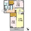 D-avance六名新町の間取図