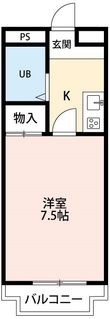 Hills Fujikawaの間取図