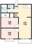 羽根ハイツの間取図