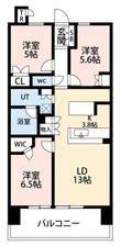 グリーンゲートレジデンスE棟ブライトウイングの間取図