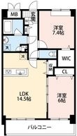 メゾンラディウスの間取図