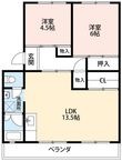コーポ清水の間取図