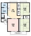 サンビレッジＣ棟の間取図