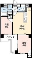 コメルスⅤの間取図