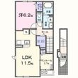 アンソレイユ Ⅱの間取図