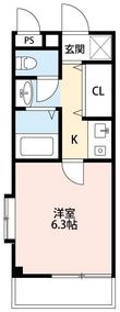 エドスプリングス東館の間取図