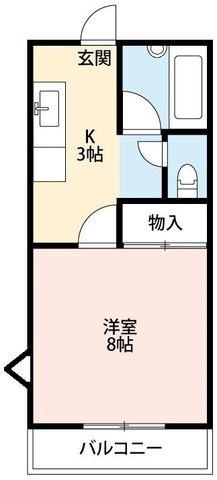 拡大写真:岡崎市明大寺町字天白前 1階101の間取り