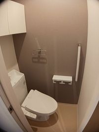 清潔感のあるトイレです