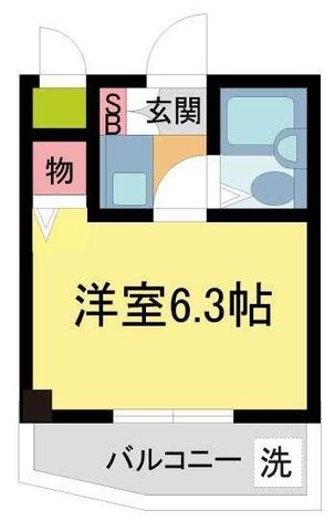 拡大写真:シャトー栄根Ⅱ 3階301の間取り