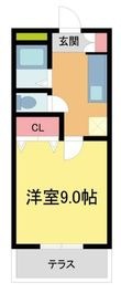 写真:メゾン小百合園 2階202の間取図