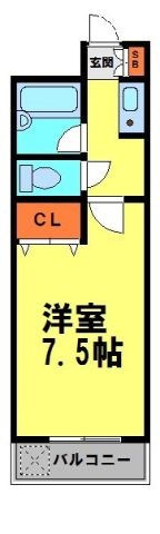 拡大写真:SEIKA(セイカ) 4階407の間取り