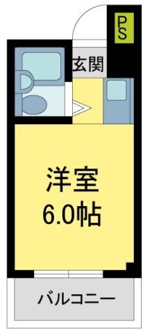 拡大写真:BJビル 4階405の間取り