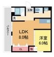 グランドハイツ浜甲子園の間取図