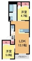 HEBELMAISON甲子園口の間取図