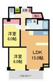 竹園マンションの間取図