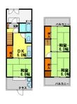新田2丁目11-10テラスハウスの間取図
