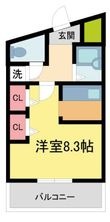 写真:三和建設中山寺ビル 3階303の間取図