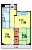 サンローゼうねのの間取図