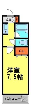 写真:SEIKA(セイカ) 5階510の間取図