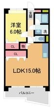 写真：エスペラール御影2階の間取図