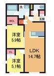 ベルアントレ西宮の間取図