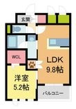 写真:Forest Monzencho East 1階101の間取図