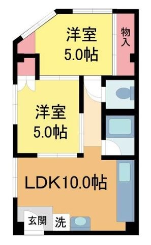 拡大写真：SEIRYUMAIZON　ASHIYA 3階301の間取り