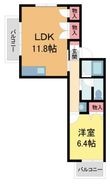 ハイツ西蔵の間取図