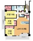 イトーピア夙川結善町の間取図