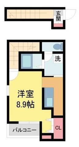 拡大写真:あんしん+VerM五ケ山22-2001 3階301の間取り