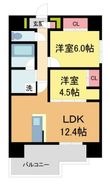 グランデージ池田栄本町の間取図
