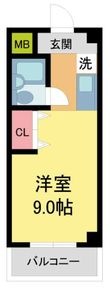 写真:マブランシェット弦月 4階507の間取図