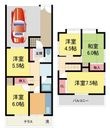 能勢町平通101-601貸家の間取図