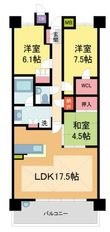 パークシュロス芦屋の間取図