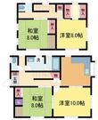 小林3-5-33貸家の間取図