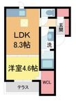 アイエフハイツ水波町VIの間取図
