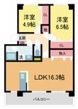 グランシャリオの間取図