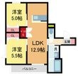フロレゾン夙川の間取図