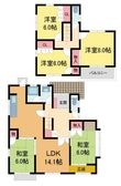 新光風台4丁目32-4戸建の間取図