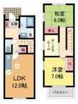 竹見ハイツの間取図
