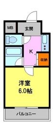 写真：ストーク田口4階の間取図