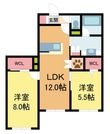 写真:Forest Monzencho East 1階103の間取図