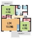UR中山五月台8号棟の間取図