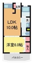 丸永マンションの間取図